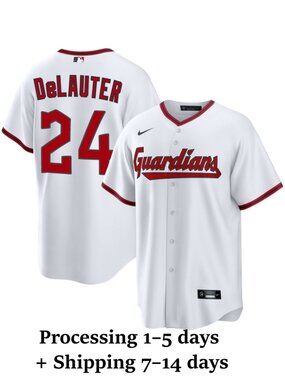 Mens Youths Select Chase DeLauter White Stitched Jersey